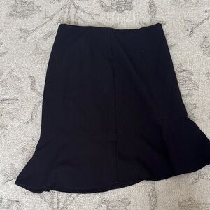 White House Black Market Black midi Skirt